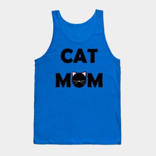 Cat Mom (Black) Tank Top